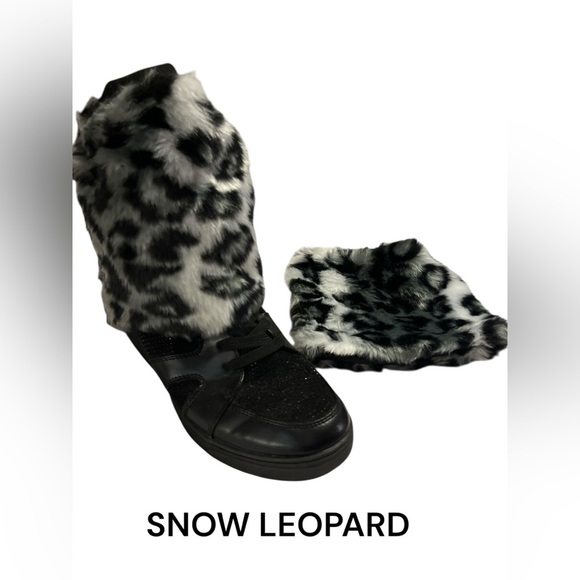 Multiple Colors Faux Fur Soft Costume Leg Warmers Boot Covers Dancewear Rave NWT - Picture 7 of 10